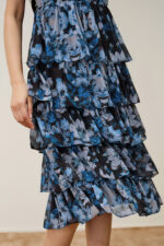 Aerin Abstract Print Tiered Dress - Image 5