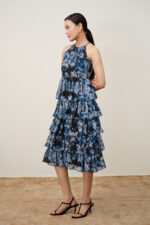 Aerin Abstract Print Tiered Dress - Image 6