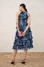 Aerin Abstract Print Tiered Dress - Image 7