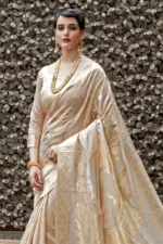 Grand Golden Banarasi Saree - Image 3