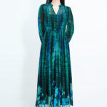 Green Aura Evening Gown