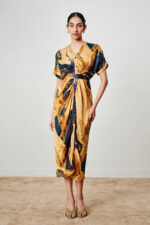 Mae Abstract Print Modal Dress - Image 2