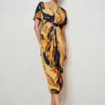 Mae Abstract Print Modal Dress
