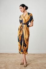 Mae Abstract Print Modal Dress - Image 6