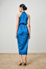 Pacific Blue Drape Dress - Image 5