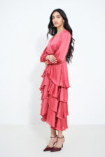 Rose Petal Cascade Dress - Image 2