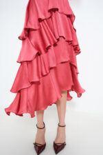 Rose Petal Cascade Dress - Image 3